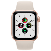 Ceas inteligent Apple Watch SE + GPS (MKQ03) Gold, Starlight Sport | 40mm | Aluminiu/ Fluoroelastomer
| MKQ03