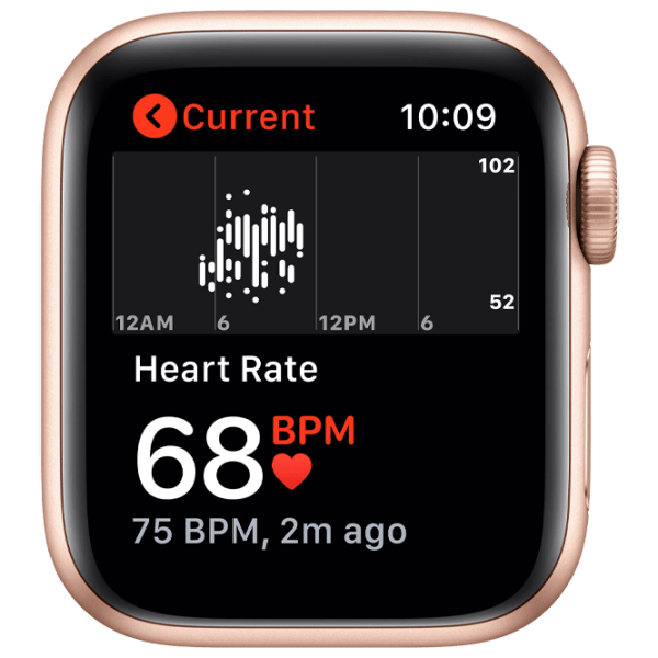 Умные часы Apple Watch SE + GPS (MKQ03) Золотой, Starlight Sport | 40 мм | Алюминий/ Фторэластомер
| MKQ03 photo 4