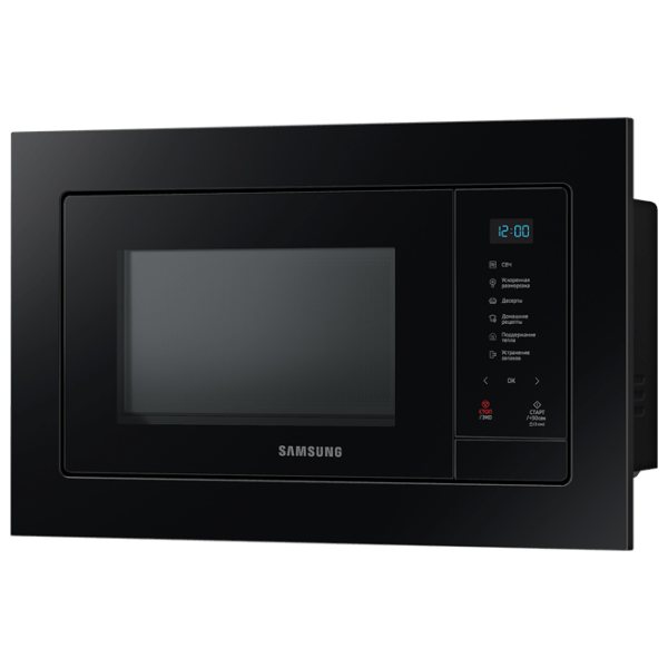 Cuptor cu microunde Samsung MS23A7118AK/ BW Black Solo, 23 l, 800 W photo 2