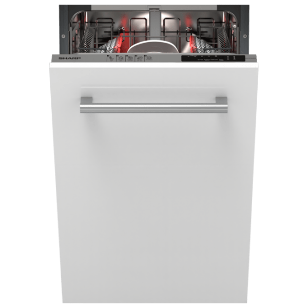 Посудомоечная машина SHARP QW-NS14I49EX-EU Белый 10 комплектов, A++ photo 1
