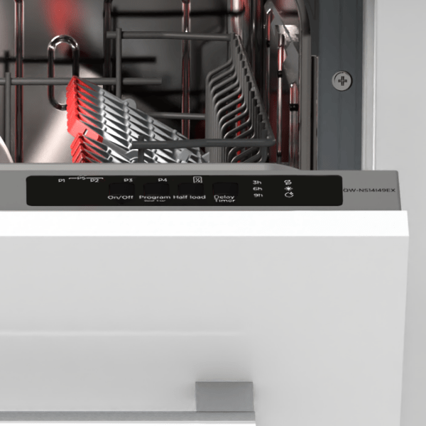 Посудомоечная машина SHARP QW-NS14I49EX-EU Белый 10 комплектов, A++ photo 5