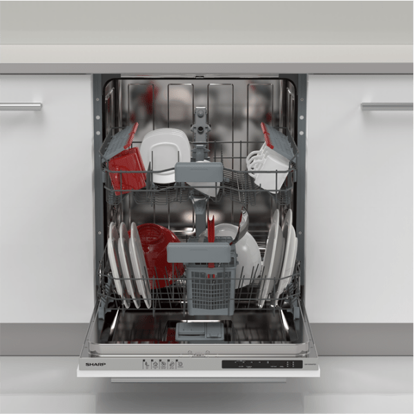Посудомоечная машина SHARP QW-NI14I47EX-EU Белый 13 комплектов, A++ photo 2