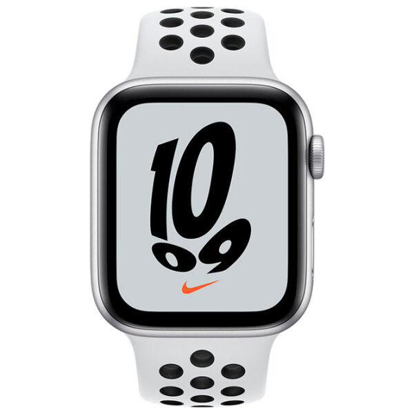Ceas inteligent Apple Watch SE Nike Silver | 44mm | Aluminiu/ Fluoroelastomer
| MKQ73 photo 2
