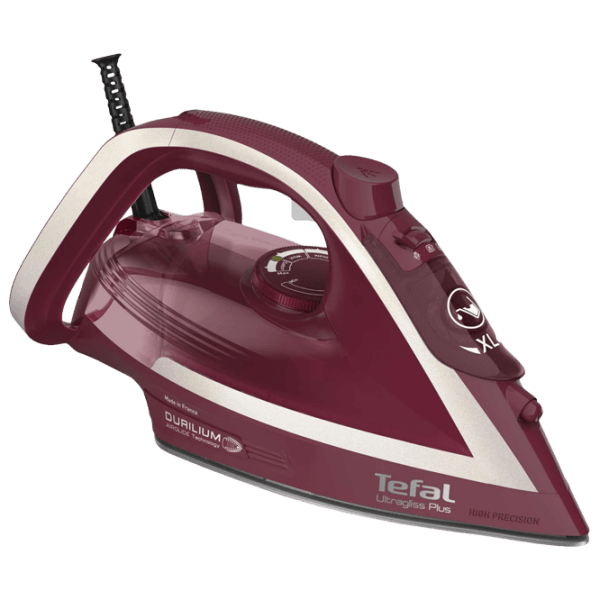 Утюг Tefal FV6820E0 Бордовый 2800 Вт, 50 г/мин, 0.27 л, Металл photo 1