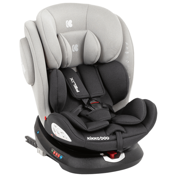 Scaun auto Kikka Boo Felix (31002070046) Light Gray 0 luni - 12 ani, 36 kg photo 1