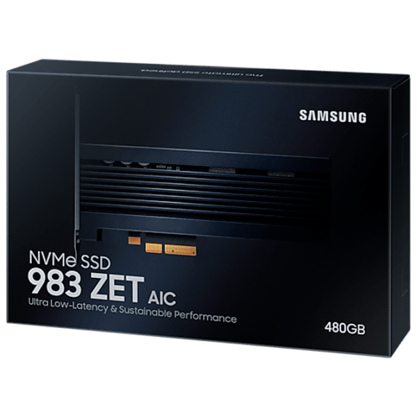SSD Samsung 983 ZET HHHL 480 GB Viteza de citire: 3400 MB/ s,
Viteza de inscriere: 3000 MB/ s photo 6