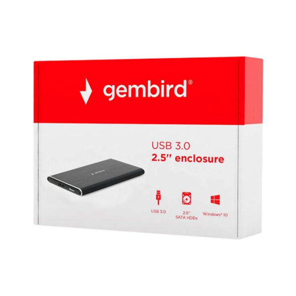 Carcasă externă pentru HDD Gembird EE2-U3S-4 Black USB 2.0 photo 6