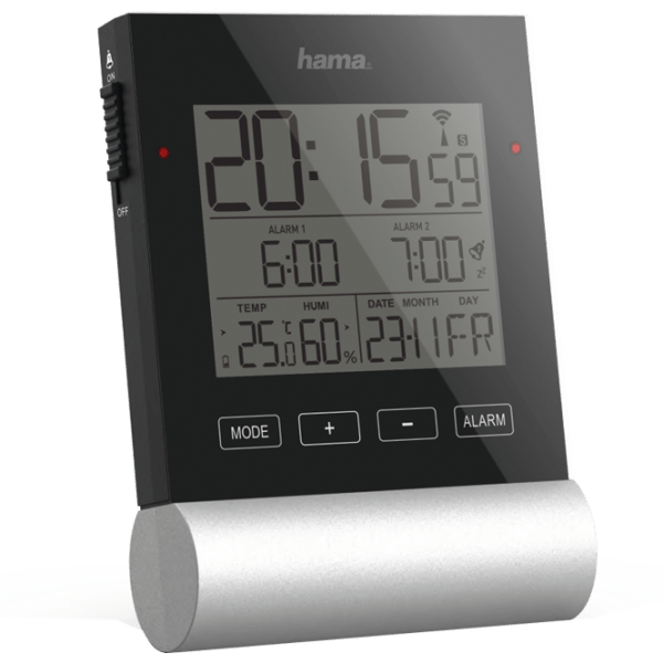 Stație meteorologică Hama Black Line (186416) Black  photo 3