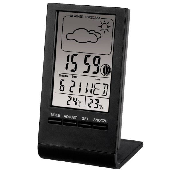 Stație meteorologică Hama TH-100 Black  photo 1