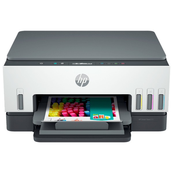 Imprimantă HP Tank 670 White Inkjet, Color, 1200 x 1200 dpi photo 1