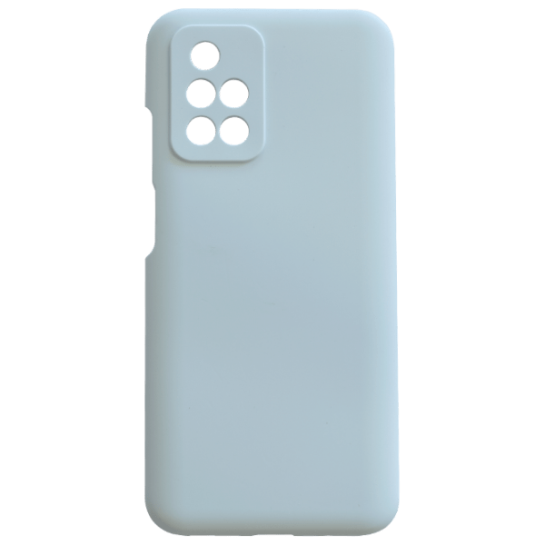 Чехол для смартфона Xiaomi Redmi 10 (Liquid Silicon) Светлый Синий EVO, TPU, Back photo 1