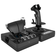 Joystick Logitech X56 H.O.T.A.S Flight Simulator Black Cu fir / buttons