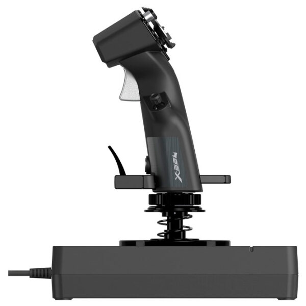 Joystick Logitech X56 H.O.T.A.S Flight Simulator Black Cu fir / buttons photo 3