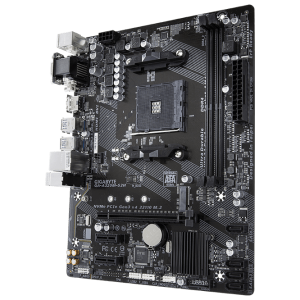 Материнская плата Gigabyte A320M-S2H 3.1 mATX  photo 2
