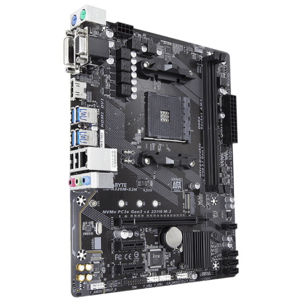 Материнская плата Gigabyte A320M-S2H 3.1 mATX  photo 3