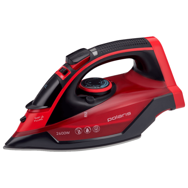 Fier de călcat Polaris PIR2699K Red 2600 W, 40 g/ min, 0.38 l, Ceramică photo 1