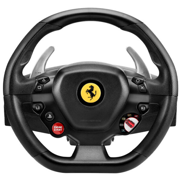 Volan Thrustmaster T80 Ferrari 488 GTB Edition Black Cu fir / 11 buttons photo 2