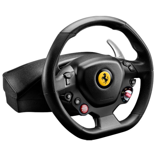 Volan Thrustmaster T80 Ferrari 488 GTB Edition Black Cu fir / 11 buttons photo 3