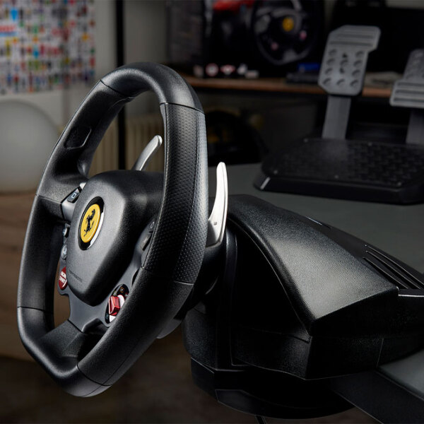 Volan Thrustmaster T80 Ferrari 488 GTB Edition Black Cu fir / 11 buttons photo 6