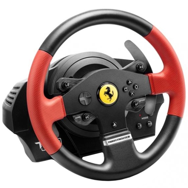 Volan Thrustmaster T150 Ferrari Force Feedback Black Cu fir / 15 buttons photo 3