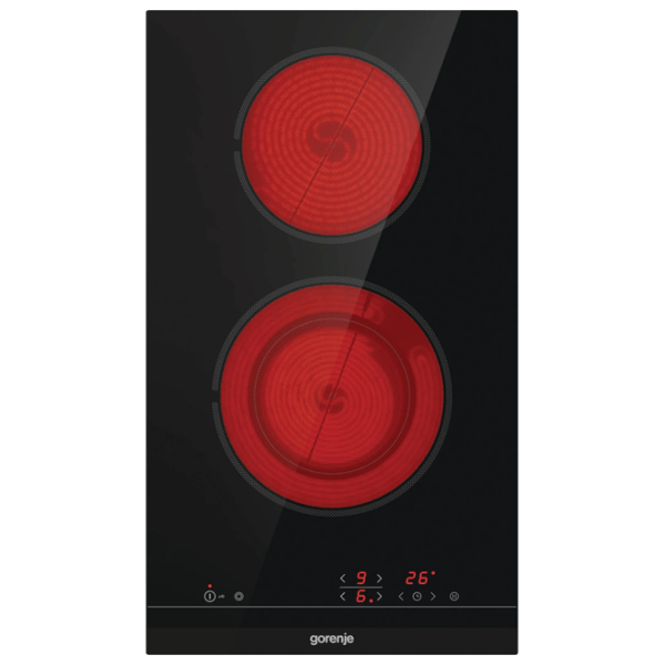 Plită încorporabilă electrică Gorenje ECT 322 BCSC Black Vitroceramică, 2900 W, Hi-light photo 3
