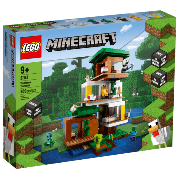 Constructor LEGO The Modern Treehouse Multicolor Numărul de piese 909, 9+ photo 1