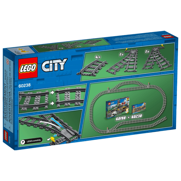 Конструктор LEGO Switch Tracks Серый Количество деталей 8, 5+ photo 2