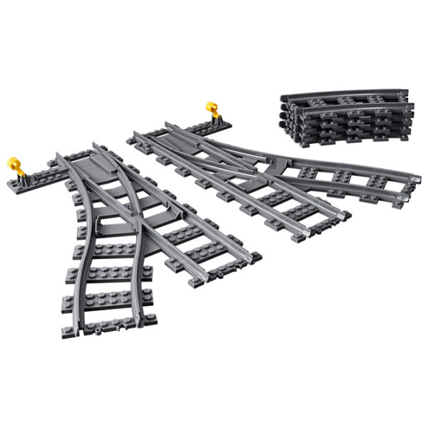 Конструктор LEGO Switch Tracks Серый Количество деталей 8, 5+ photo 3