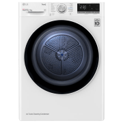 Mașină de uscat rufe LG DC90V5V0W White 9 kg, A++