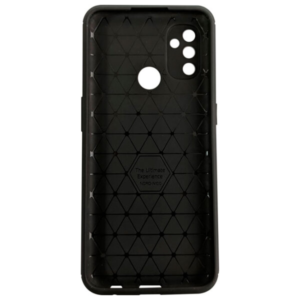 Чехол для смартфона OnePlus Nord N100 (Leather) Черный EVO, Кожа, Back photo 2