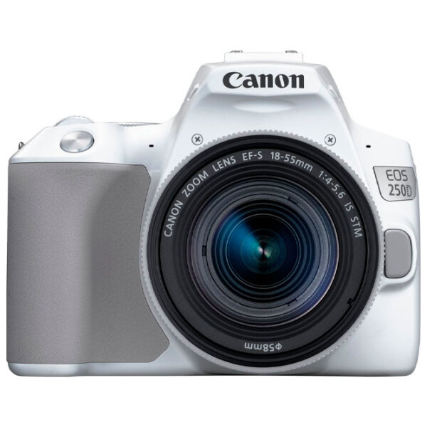 Cameră foto Canon EOS 250D + EF-S 18-55mm F4-5.6 IS STM Kit White CMOS, 24.1 MP, f/ 4 - f/ 5.6 photo 2