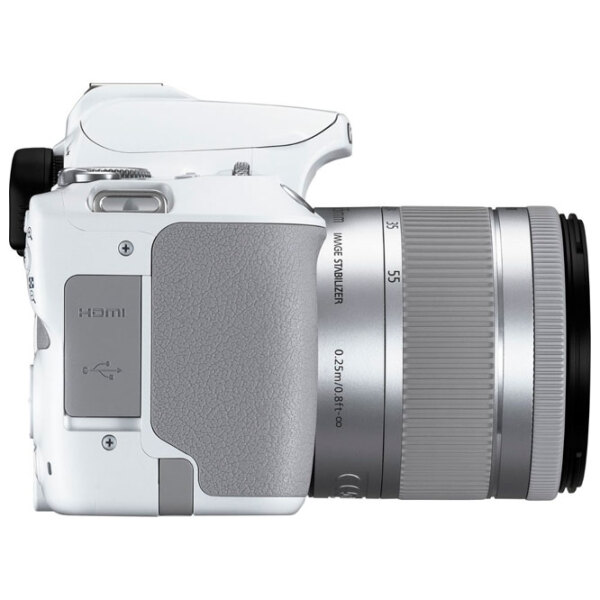 Cameră foto Canon EOS 250D + EF-S 18-55mm F4-5.6 IS STM Kit White CMOS, 24.1 MP, f/ 4 - f/ 5.6 photo 7