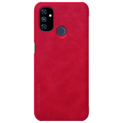 Husă pentru smartphone OnePlus Nord N100 (QIN) Red Nillkin, Piele ecologică , Flip Cover