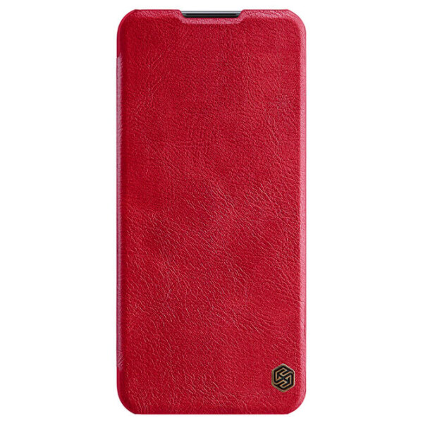 Husă pentru smartphone OnePlus Nord N100 (QIN) Red Nillkin, Piele ecologică , Flip Cover photo 2