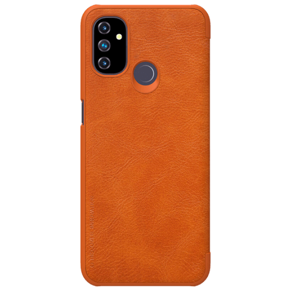 Чехол для смартфона OnePlus Nord N100 (QIN) Коричневый Nillkin, Экокожа, Flip Cover photo 1