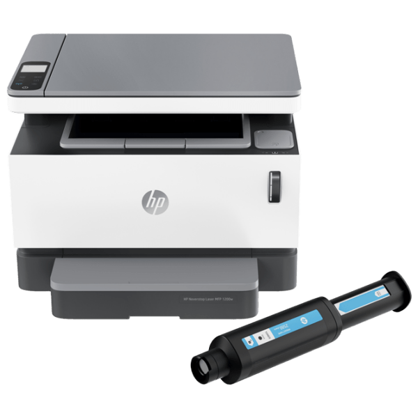 Dispozitiv multifuncțional HP Neverstop 1200w White Laser, Alb-negru, photo 2