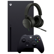 Consolă pentru jocuri Microsoft Xbox Series X + Xbox Stereo Headset Black SSD 1 TB, RAM 16 GB