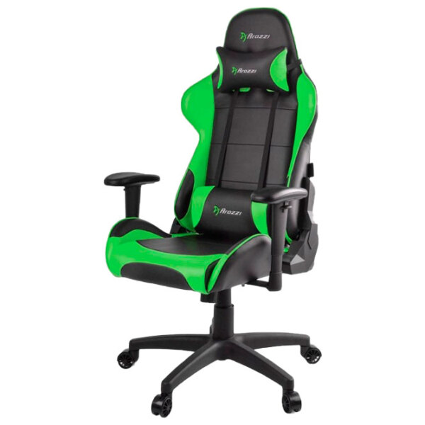 Scaun Gaming Arozzi Verona V2 Green Black   photo 2