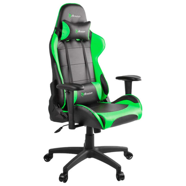 Scaun Gaming Arozzi Verona V2 Green Black   photo 3