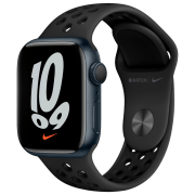 Ceas inteligent Apple Watch Series 7 Nike Black 1.69" | 41 mm | Aluminiu/ Fluoroelastomer
| MKN43