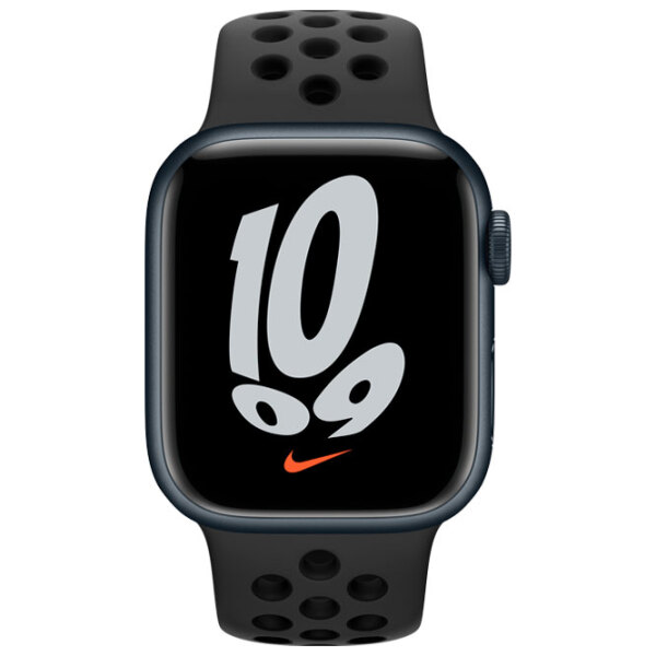 Ceas inteligent Apple Watch Series 7 Nike Black | 45 mm | Aluminiu/ Fluoroelastomer
| MKNC3 photo 2