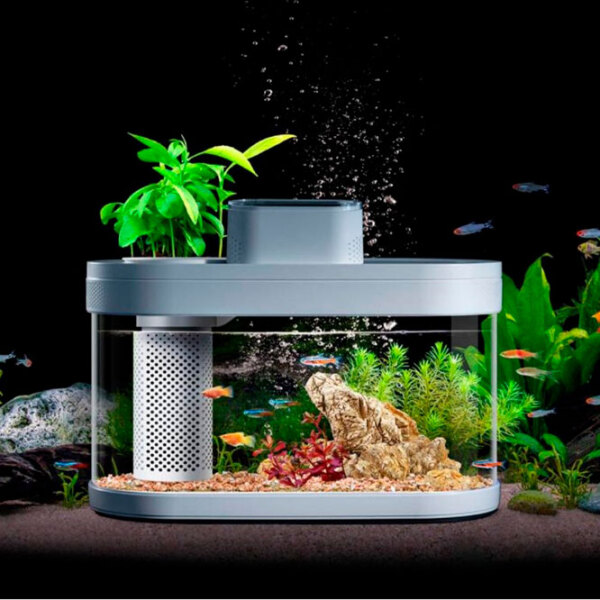 Acvariu Xiaomi Smart Amphibious Ecology Fish Tank Pro Suit C180 White 8 l photo 4