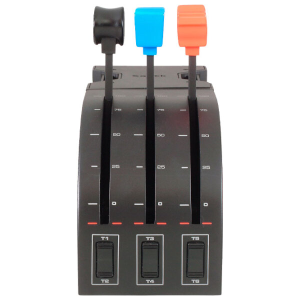 Joystick Logitech Flight Throttle Quadrant Black Cu fir / buttons photo 3