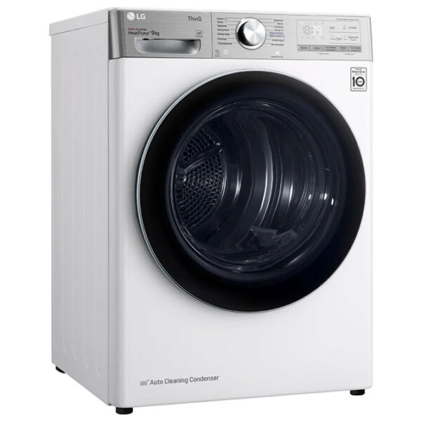 Сушильная машина LG DC90V9V9E Белый 9 кг, A+++ photo 2