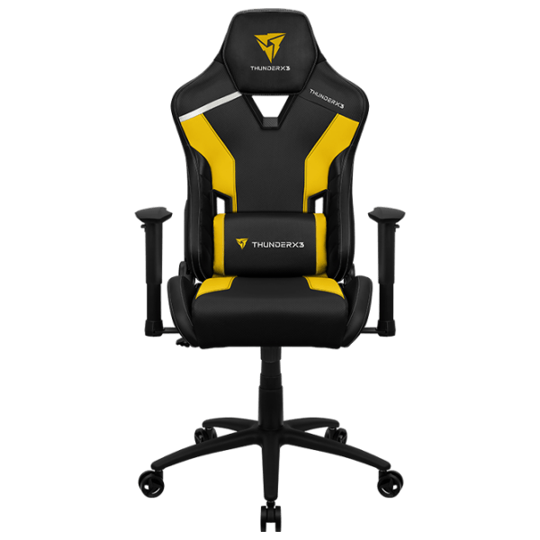Scaun Gaming ThunderX3 TC3 Black Yellow  photo 1
