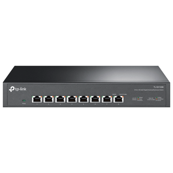 Switch TP-Link TL-SX1008 Black 160 Gbit/s photo 1