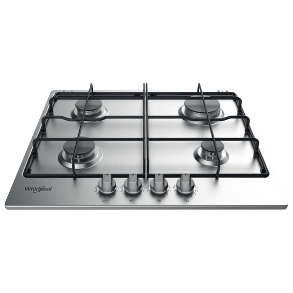 Plită încorporabilă pe gaz Whirlpool TKRL 650 IX Inox Inox, Gratare: Emailate photo 1