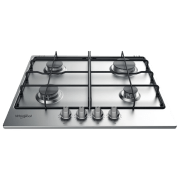 Plită încorporabilă pe gaz Whirlpool TKRL 650 IX Inox Inox, Gratare: Emailate