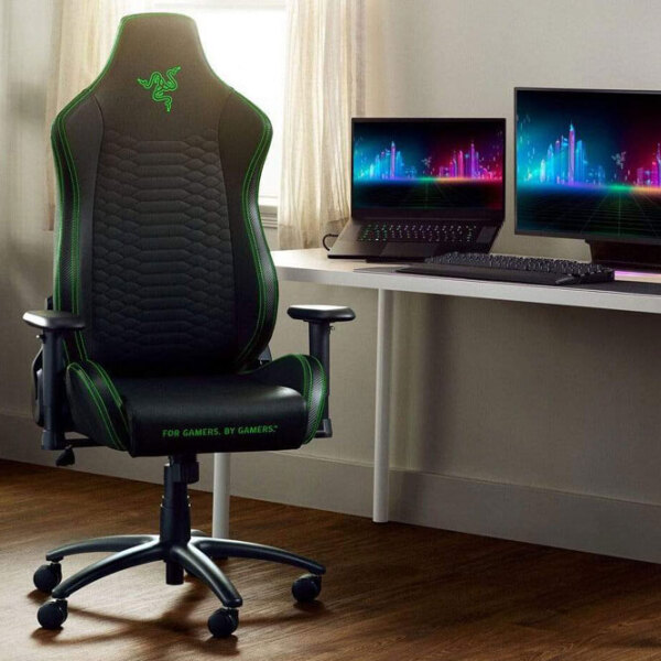 Игровое кресло Razer Iskur X - XL RZ38-03960100-R3G1 Черный Зелёный  photo 5