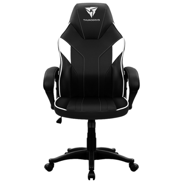 Scaun Gaming ThunderX3 EC1 Black White  photo 1